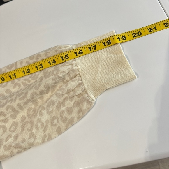 NWT Sanctuary Women’s Leopard Print Cardigan Cream Sz M - Picture 9 of 12